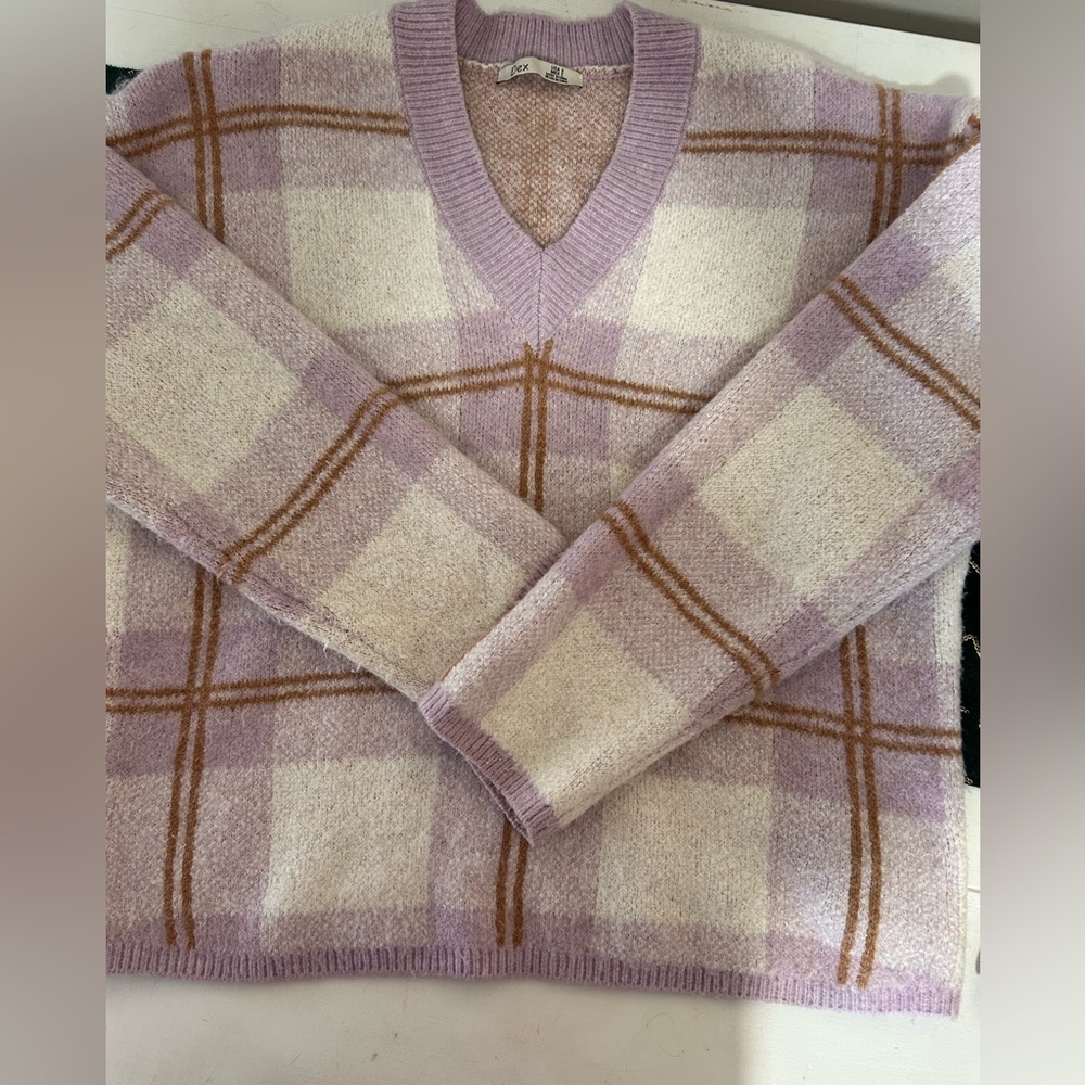 Dex oversized sweater v neck